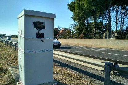 El radar de la C-14 a Vila-seca ha estat un dels afectats.