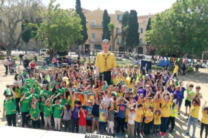 Imatge de la cercavila al Parc Saavedra.