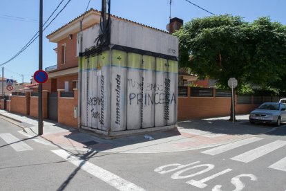 El aspecto actual de la estación transformadora.