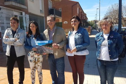 José Luis Martín presentant el projecte a l'Albada.