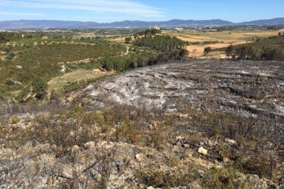 Els Bombers han donat per controlat l'incendi de Montferri a les 12.41h.