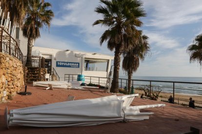 El propietario del Tòful de Mar entregó las llaves y desmontó el restaurante el diciembre pasado.