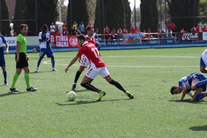 Pedro Martín, durante el Ebro-Nàstic