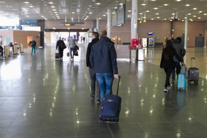 Una imatge d'arxiu de l'interior de l'Aeroport, que van tancar el 2017 amb 1.022.964 usuaris.