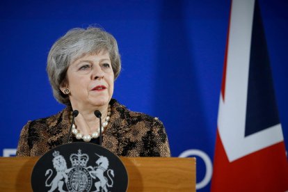 Imatge d'arxiu de la primera ministra britànica Theresa May.