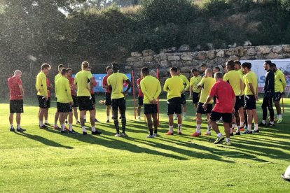 L'inici de l'entrenament