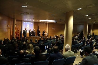 Una imatge dela celebració del dia de la policia espanyola a Tarragona.