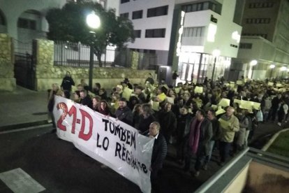 Imatge de la capçalera de la concentració a Tarragona.