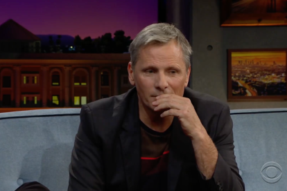 Imatge de l'actor Viggo Mortensen durant el programa.