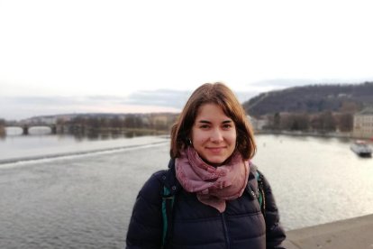 Imatge de la Júlia Garcia a Dresden, Alemanya, on es troba estudiant un màster.