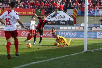 Imatge de David Querol, en una acció del partit de diumenge passat contra l'Osasuna