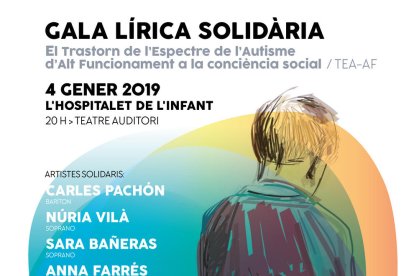 Imatge del cartell de la gala solidària.