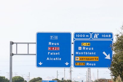 Imagen de archivo de la T-11 entre el Aeropuerto de Reus y Tarragona.