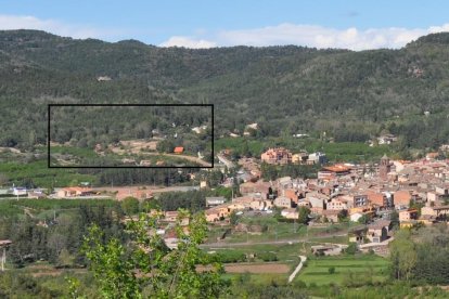 Localización de la urbanización las Forquetes de Prades.