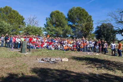 Un total de 12 grupos se reunieron en el Parc de l'Almatella.