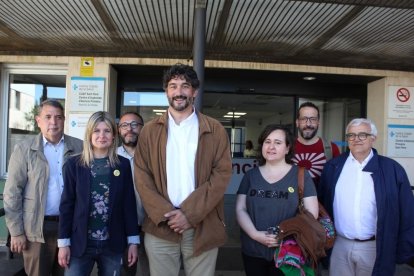 Llauradó i Descarrega van visitar, ahir, les instal·lacions del CAP Sant Pere.