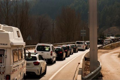 El conseller de Interior ha pedido «paciencia y prudencia» a todos los conductores en la operación retorno.