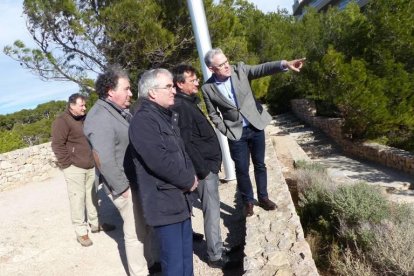 Imatge de la visita al Camí de Ronda de Salou.