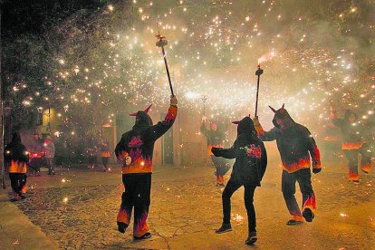 Imagen del correfoc del año pasado.