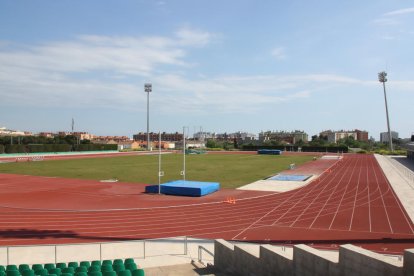 Pla general de l'Estadi d'Atletisme de Campclar, que va ser reformat en motiu dels Jocs Mediterranis.