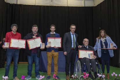 Imatge d'alguns dels premiats per l'Ajuntament de Constantí.