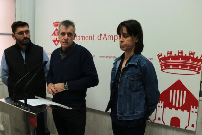 Ramon Bel, Inés Martí i Adam Tomàs,