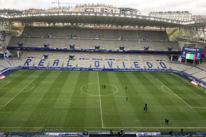 El Carlos Tartiere antes del duelo