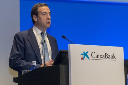 El conseller delegat de CaixaBank, Gonzalo Gortázar.