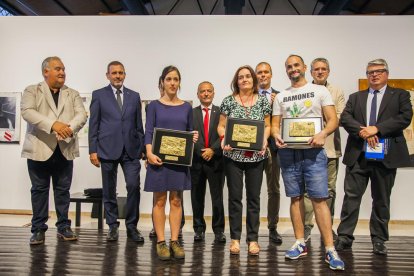 Un moment de la presentació de l'exposició.