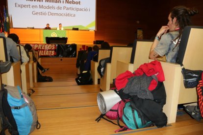 Imagen de los participantes en la 47.ª Assemblea General Ordinària de los Escoltes Catalans las cuales se ha celebrado en Reus.