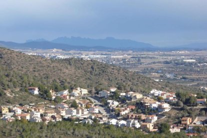 Panoràmica del Baix Penedès des del Puig de l'antena.