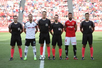 Pulido Santana, antes del Nàstic-Albacete de la 2017-18