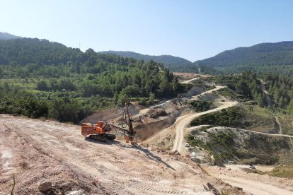 Plan|Plano general de la zona próxima a Lille donde se hacen las voladuras del A-27. Foto del 12 de julio del 2019 (Horizontal).