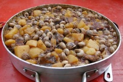 Receta de la Espineta con Caragolins