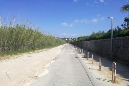 El carril de peatones pasará a tener una anchura de un metro y medio.