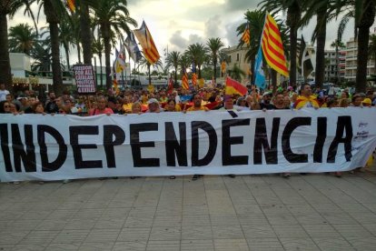 Imagen de la manifestación en Jaume I.