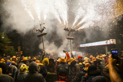 El correfuego de Santa Tecla 2019