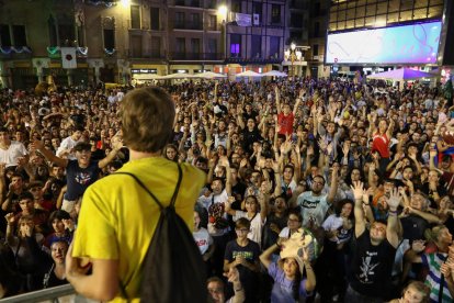 La plaça del Mercadal es va tornar a implir de la mà del Col·lectiu del Masclet.