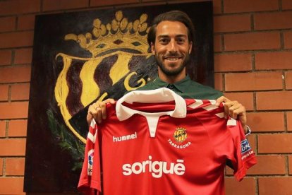 Miguel Palanca, con la nueva camiseta