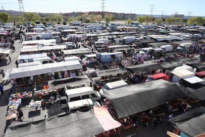 El mercadillo de Bonavista de los domingos congrega cerca de uno miles de paradas.