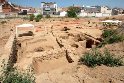 Imatge general del jaciment on s'han localitzat