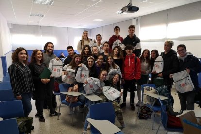 Imagen de los alumnos que participarán en esta iniciativa.