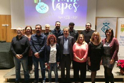 Imatge de la presentació de la ruta de tapes