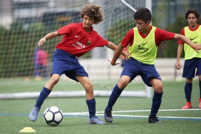 Els nens experimentaran com entrena el primer equip del Barça.