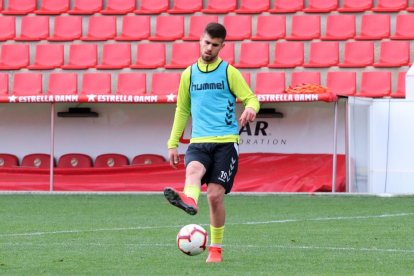 Ramiro Guerra, durant un entrenament