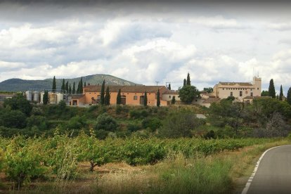 Imatge del celler de Vins Font a Vila-rodona.