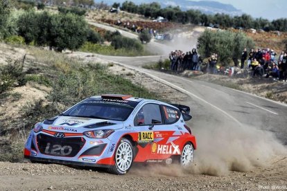 Imatge de Dani Sordo diurant l'edició del 2018.