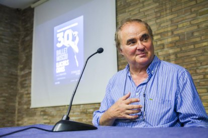 Timur Fayziev, fundador y director del Ballet de Moscú, en el Palau Ferial de Congresos.