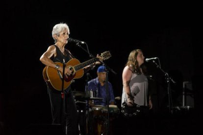 Joan Baez en el Festival Jardins de Terramar este 25 de julio del 2019.