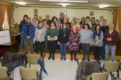 Representants de les entitats que van rebre el reconeixement municipal.